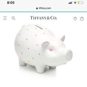 Tiffany & Co. Piggy Bank NEW IN BOX